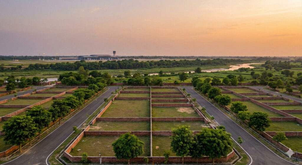 HoABL Ayodhya aerial plots view