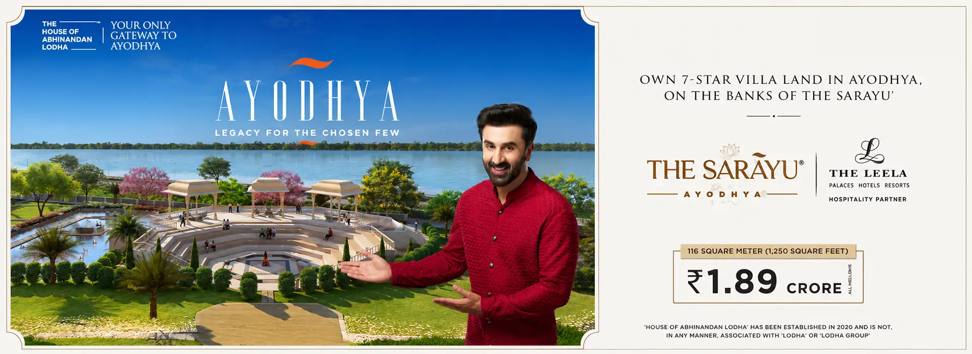 Sarayu Plots House Of Abhinandan Lodha Ayodhya